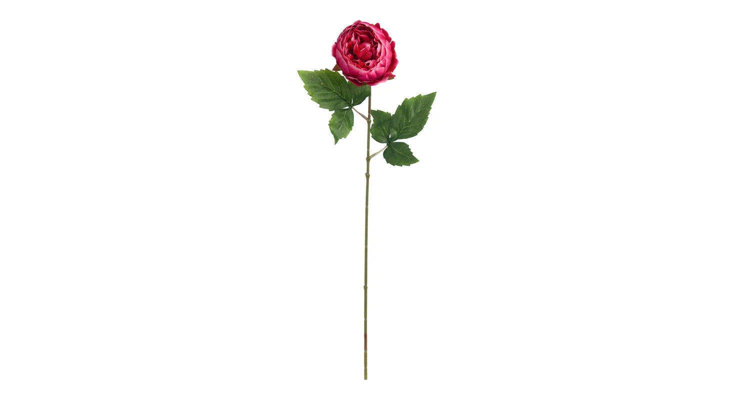 Zijden bloem Pioenroos fuchsia 65 cm
