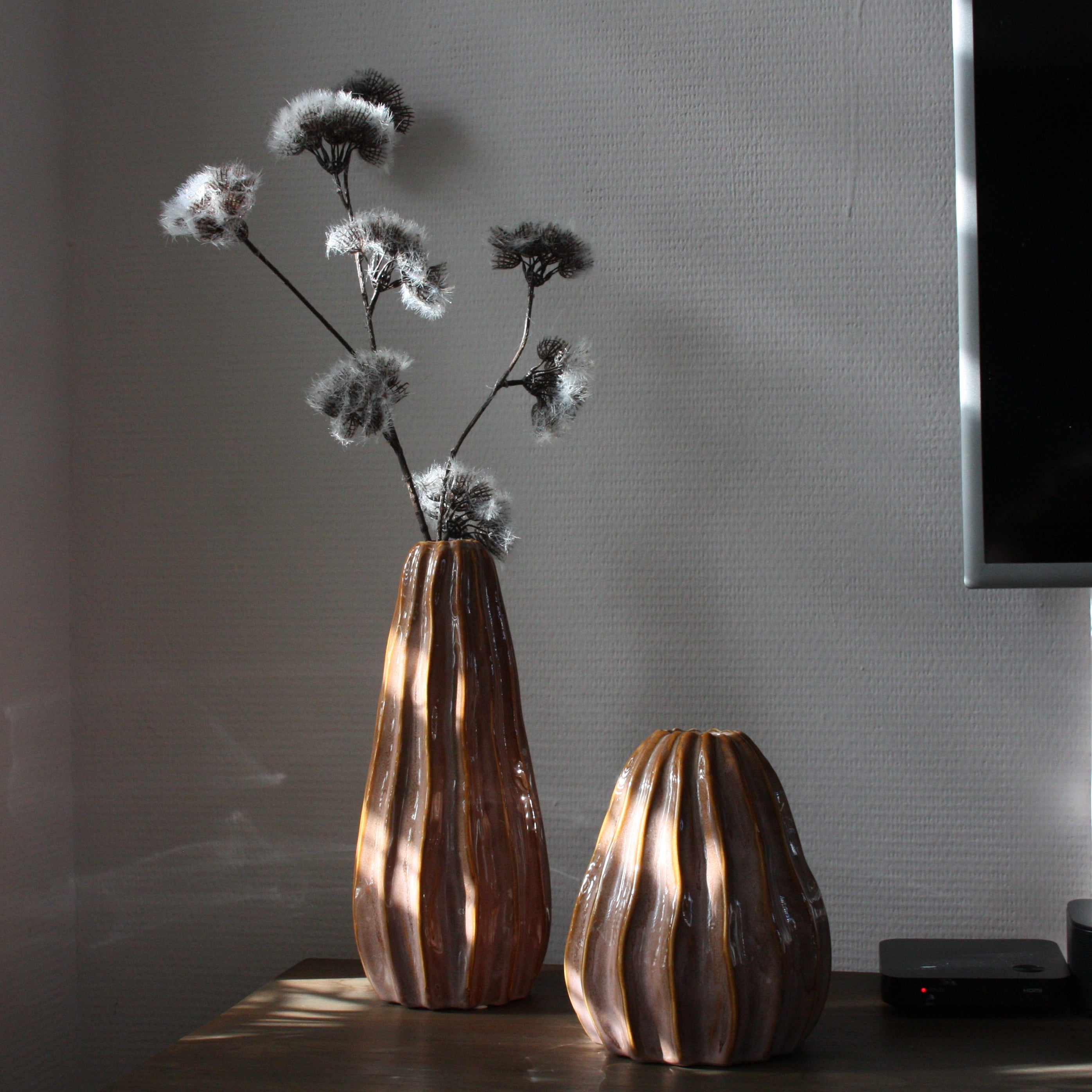 Vaas Kelly S- Keramiek Oud roze