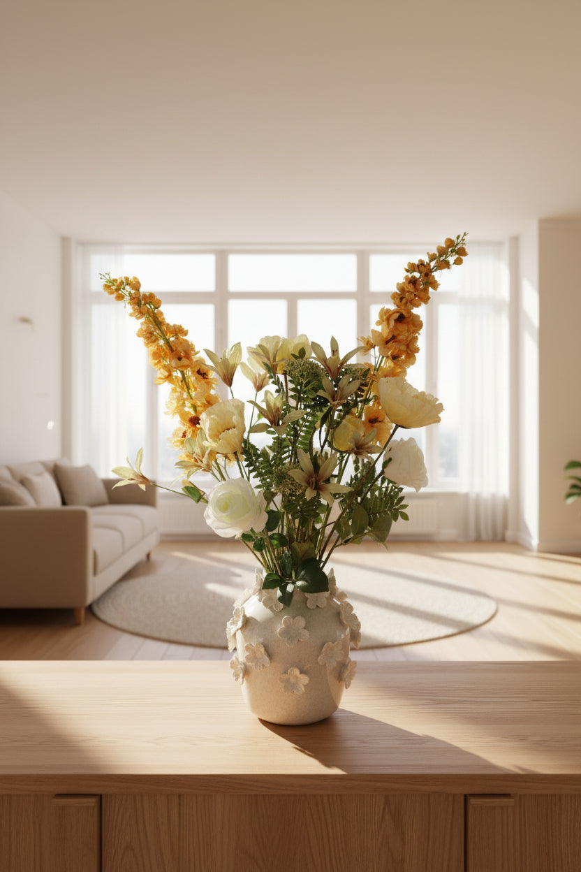 Zijden Boeket Summer yellow