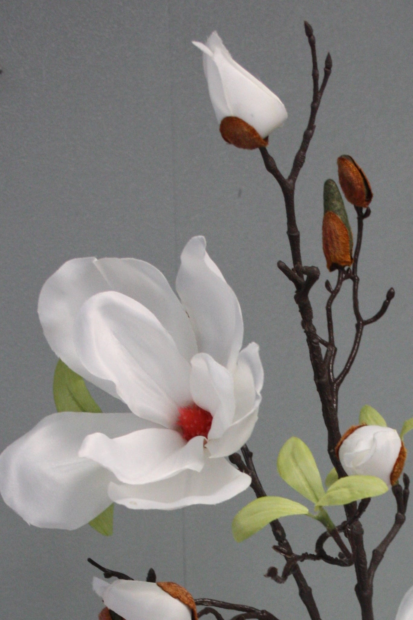 Zijden bloem Magnolia tak 105 cm