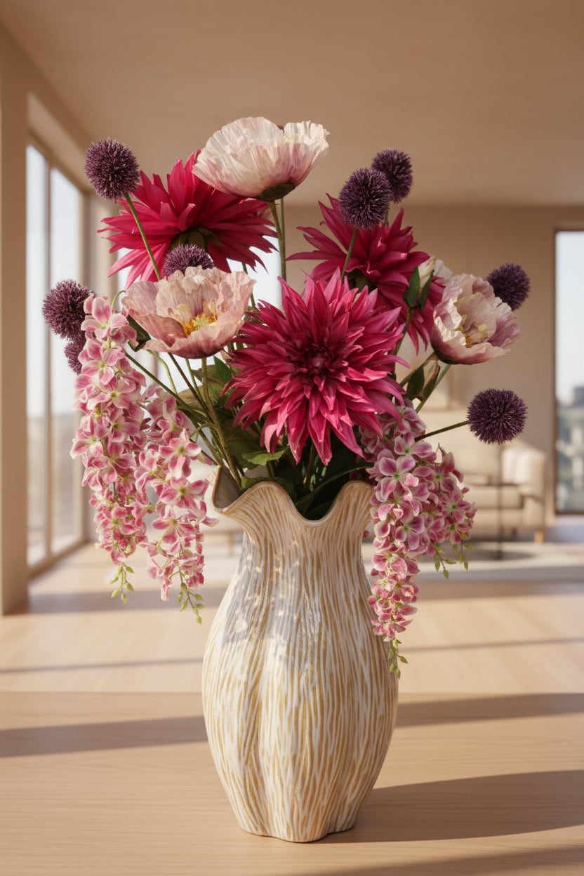 Dahlia spray beauty 70 cm Rose