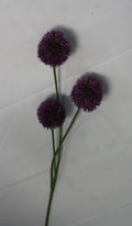 Zijden bloem Allium paars 81 cm