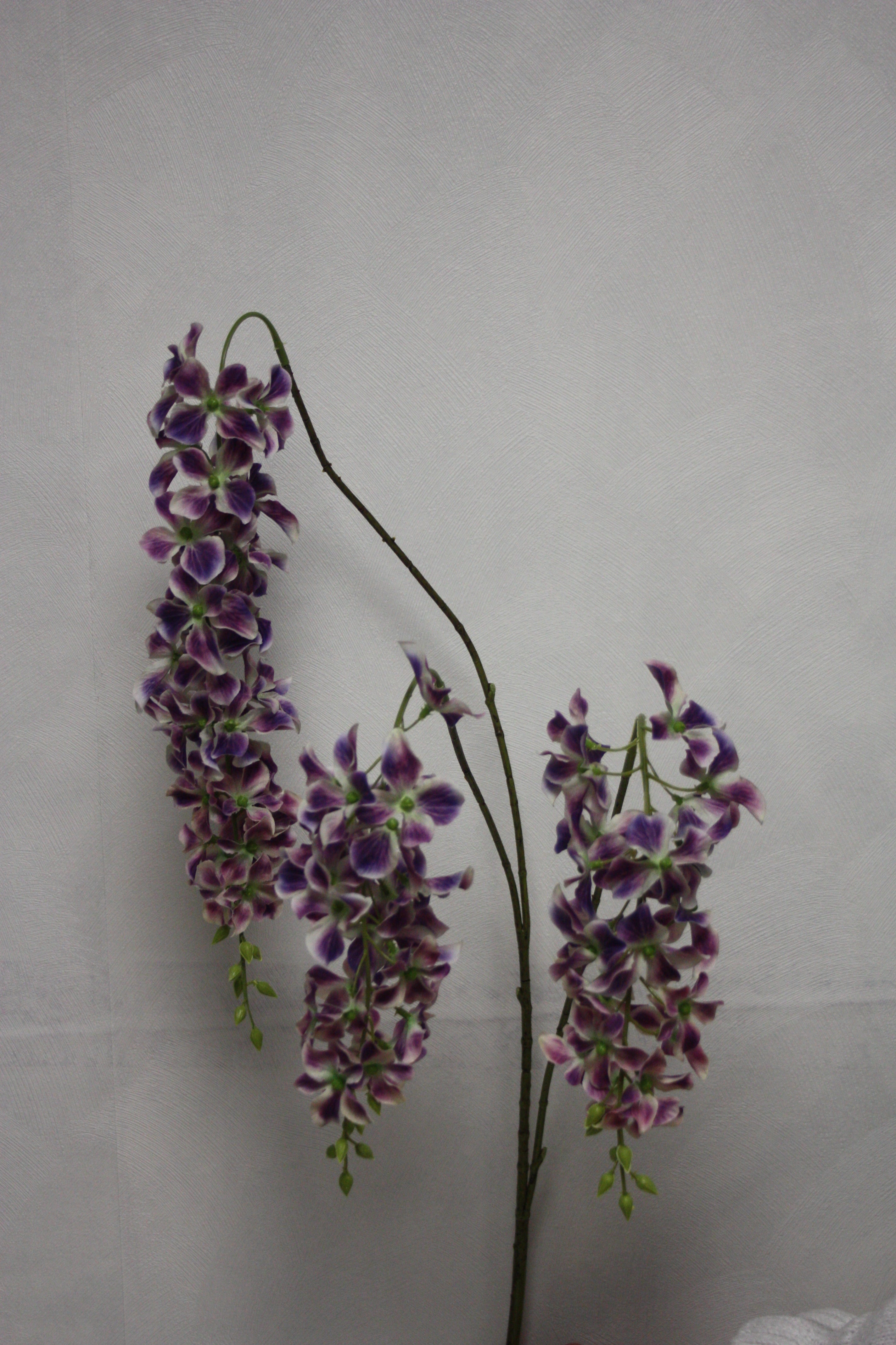 Zijden bloem Larkspur paars/ roze 110 cm