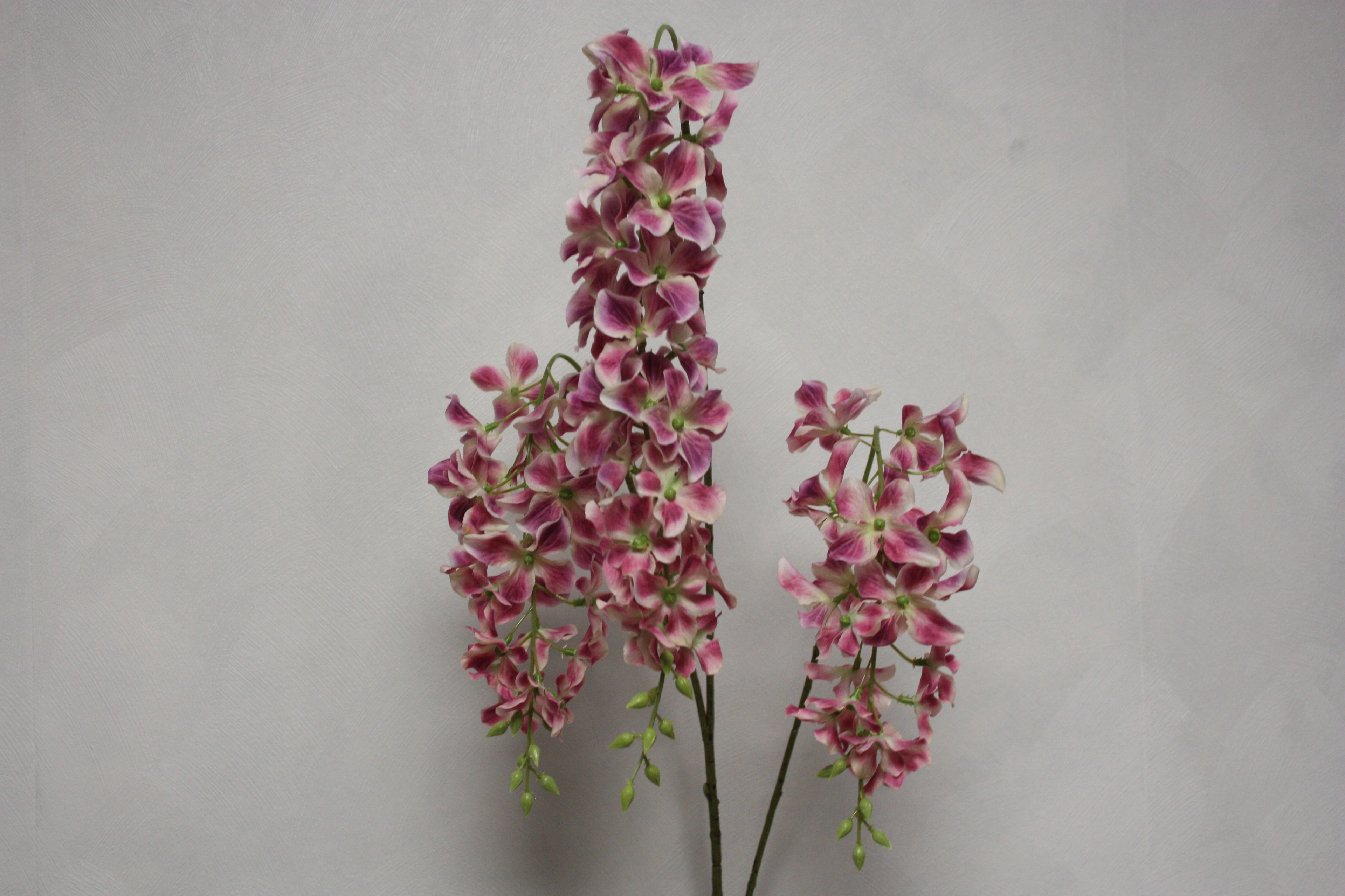 Zijden bloem Larkspur paars/ roze 110 cm