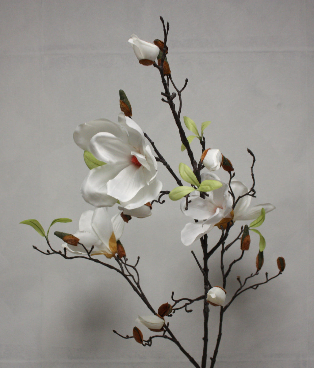 Zijden bloem Magnolia tak 105 cm