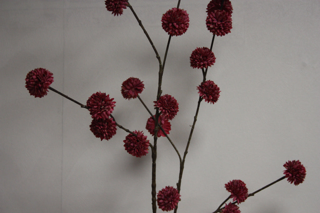 Pompom Burgundy 100cm