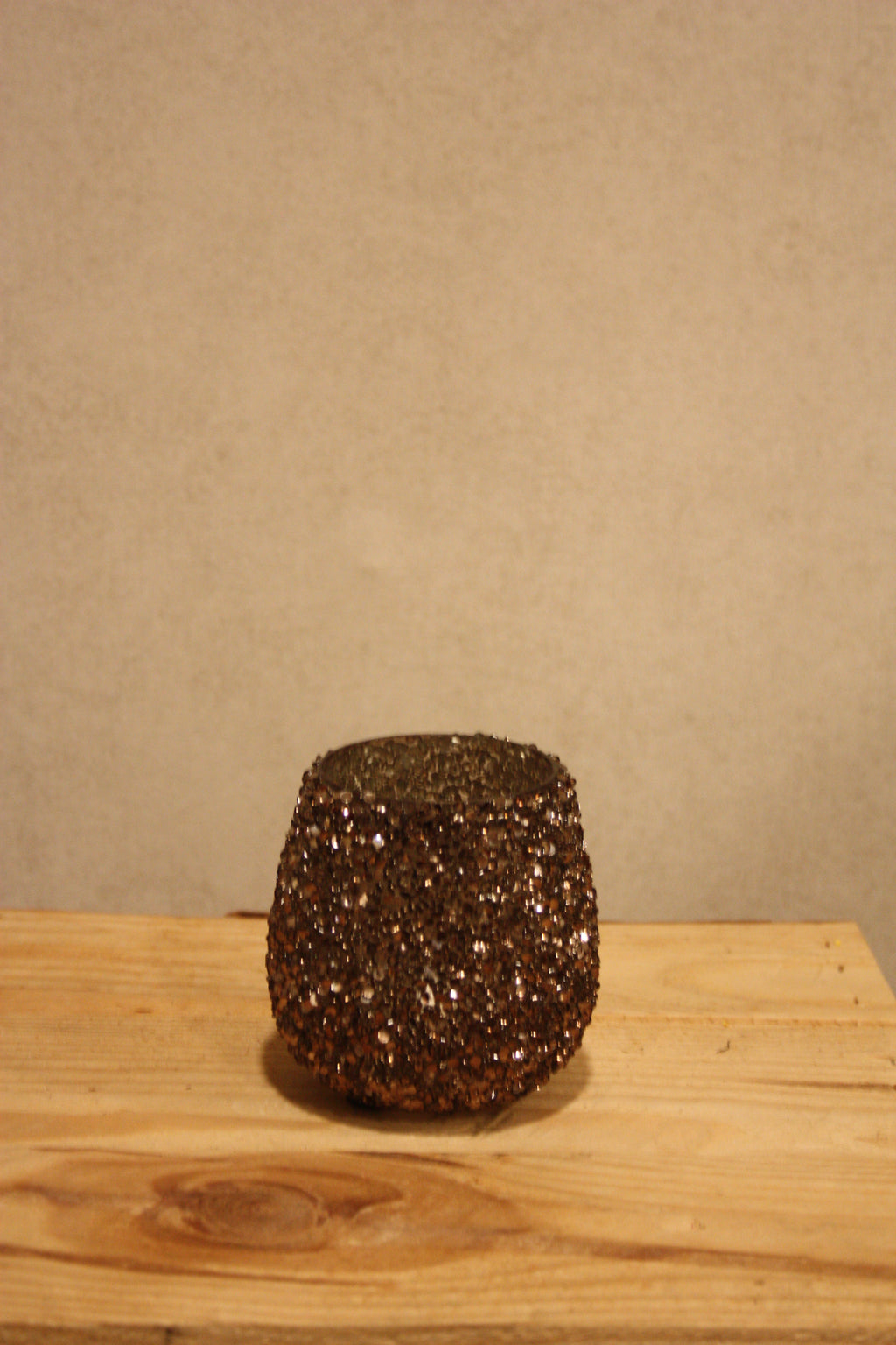 Theelicht strass Black