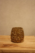 Theelicht Strass Amber