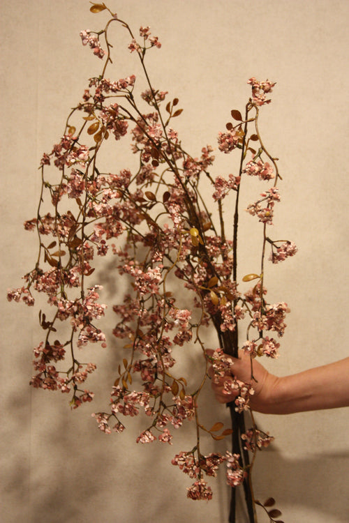Bloesemtak roze 110 cm