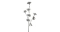 Zijden bloem Dandelion Spray Flocked